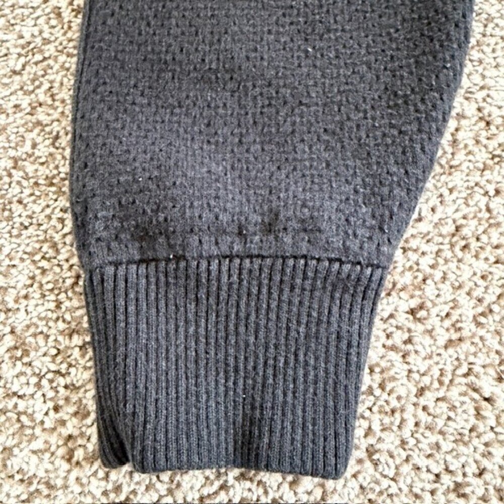 TOMMY JOHN High Rise Sweater Lounge Jogger Pants Black Small - Picture 7 of 11